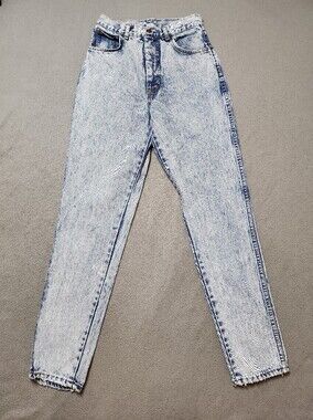 Vintage Visa Acid Wash High Rise Jeans Size 30 | Made in Canada